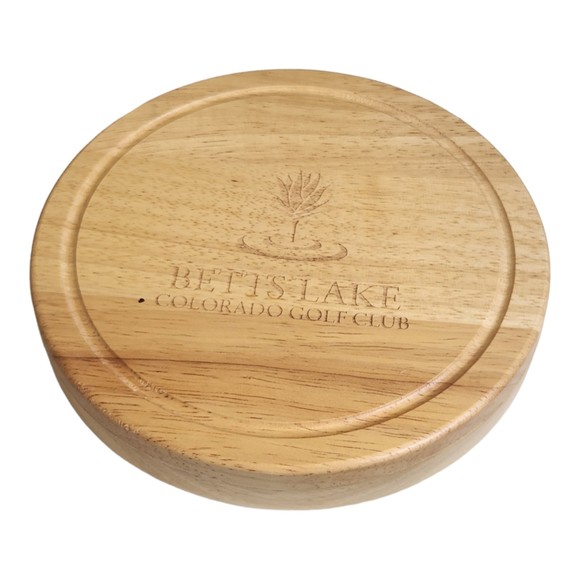 Cheese Board and Tools Set Brie Legacy Picnic Set Colorado Golf Club Engraving - Picture 5 of 6